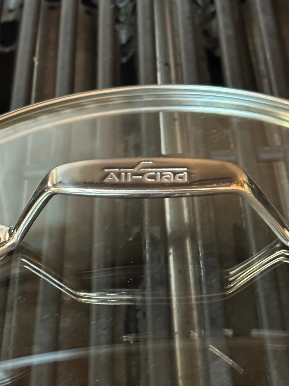 All-Clad Glass Replacement Lid Only with Stainless Handle - Clear- 10”